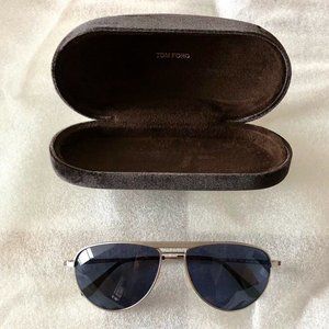Tom Ford William Men’s Sunglasses - Silver/Blue